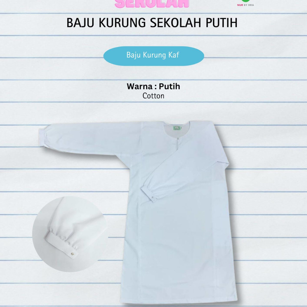 Baju Kurung Menengah Kaf
