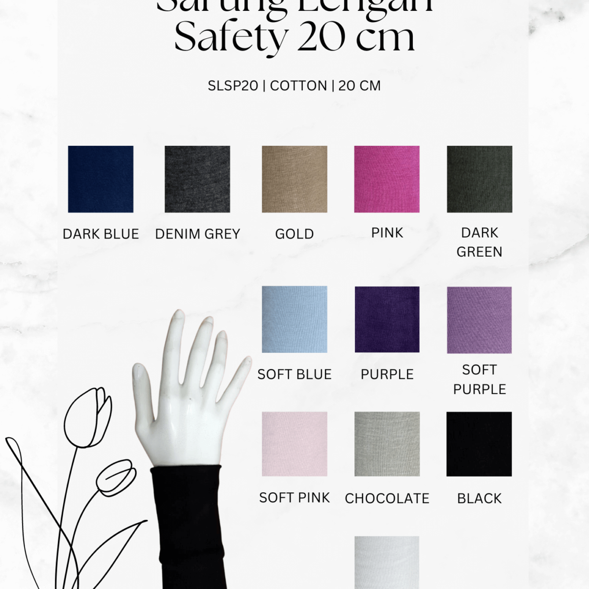 Sarung Lengan Safety 20cm