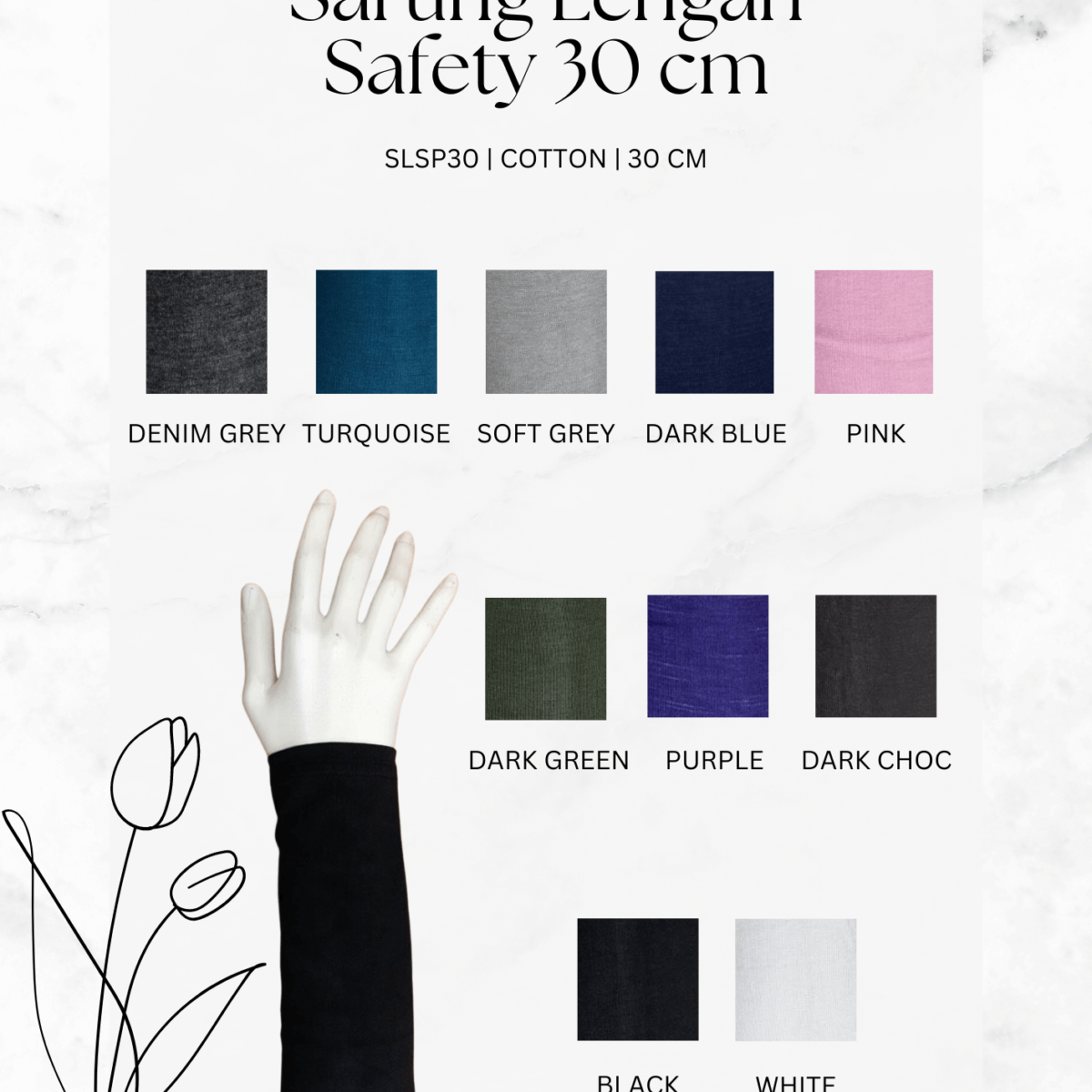 Sarung Lengan Safety 30cm